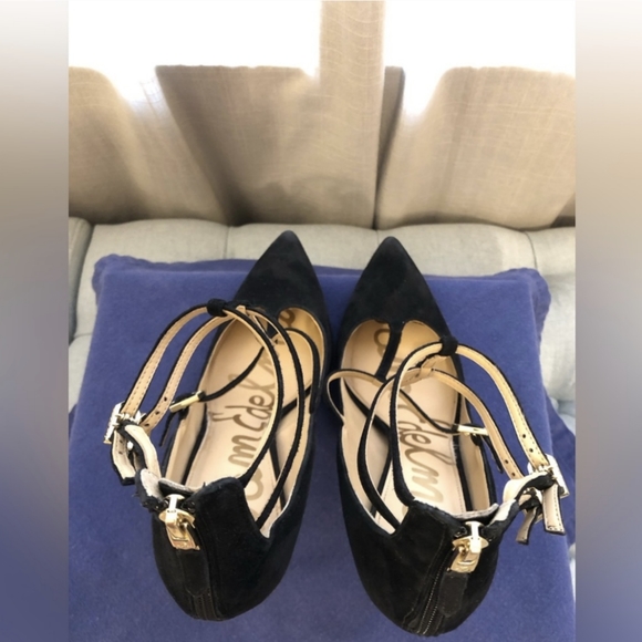 Sam Edelman Hayes Suede Strappy Heels - Picture 3 of 7